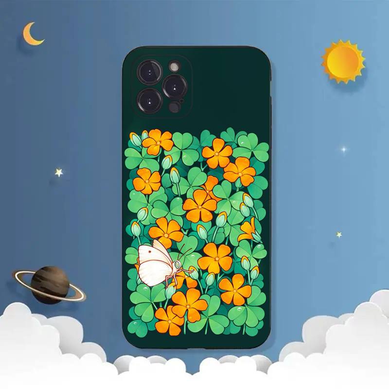 Чехол для телефона с растениями и цветами для iPhone Samsung Galaxy Redmi Xiaomi Oppo OnePlus Note SA 7 8 9 10 11 12 13 14 20 21 22 23 53 54 Pro Max Ultra TPU Soft
