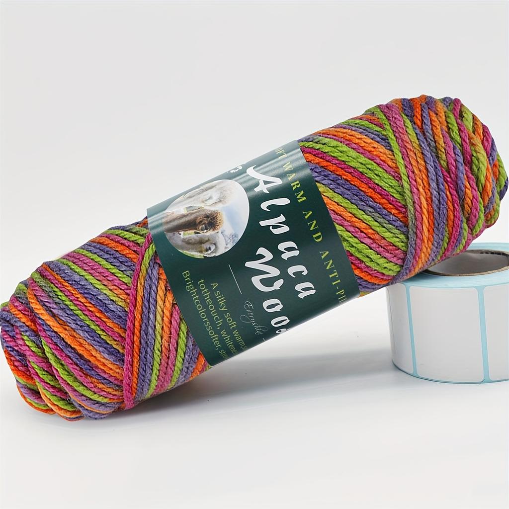 3 Pack Alpaca Blend Yarn (100g Each, 110m) Soft & Durable Worsted Weight for Knitting & Crochet – Sweaters, Blankets, Scarves 3.5-4.5mm Needles/Hooks