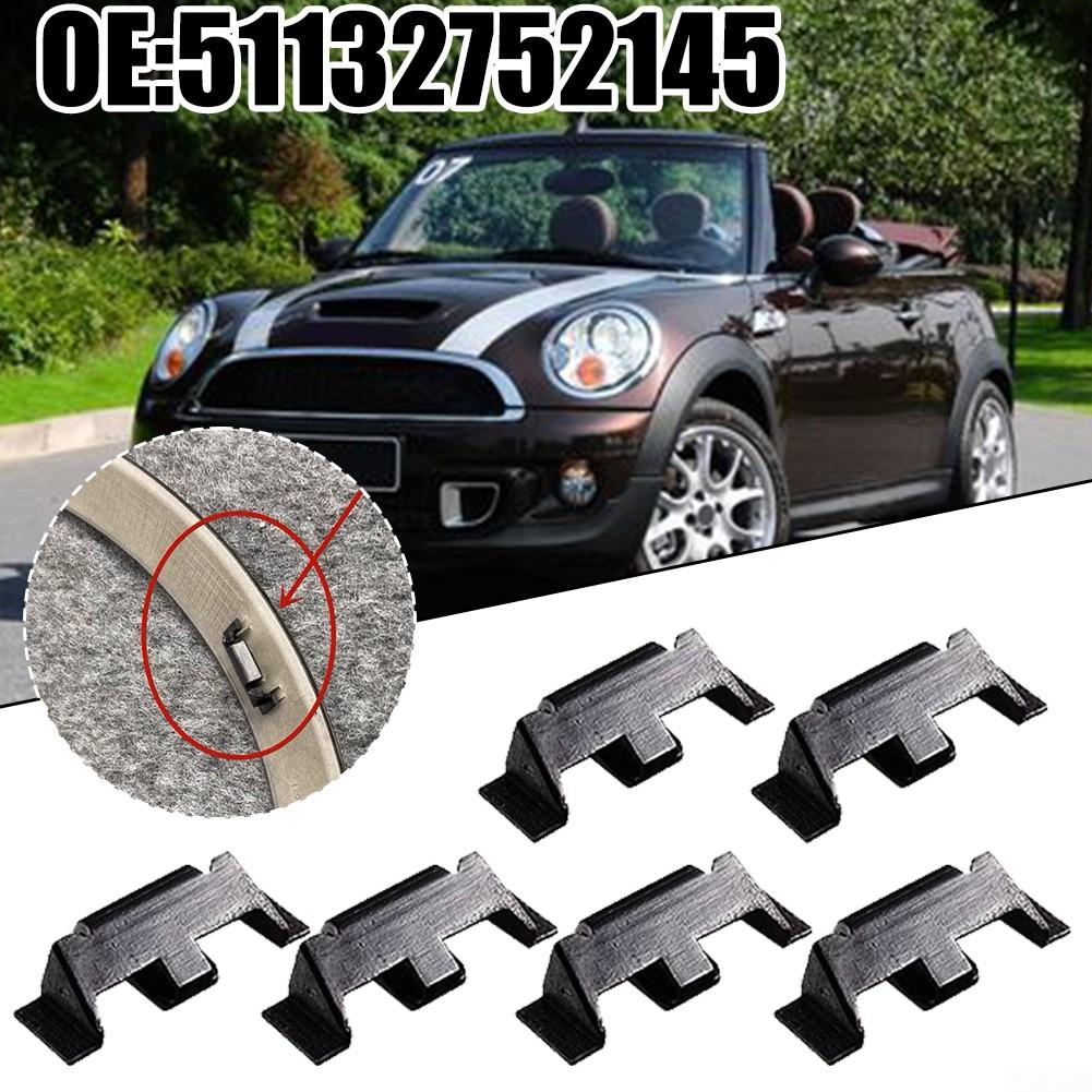 6pcs Headlight Trim Ring Clips for Mini For Cooper R55 R56 R57 R58 R59 R60 F56