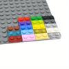 1x2 Точки 100 ШТ. Цветные Обучающие Креативные совместимые 3023 Размер MOC Строительные блоки Тонкие Фигурки Кирпичики Игрушки для Детей