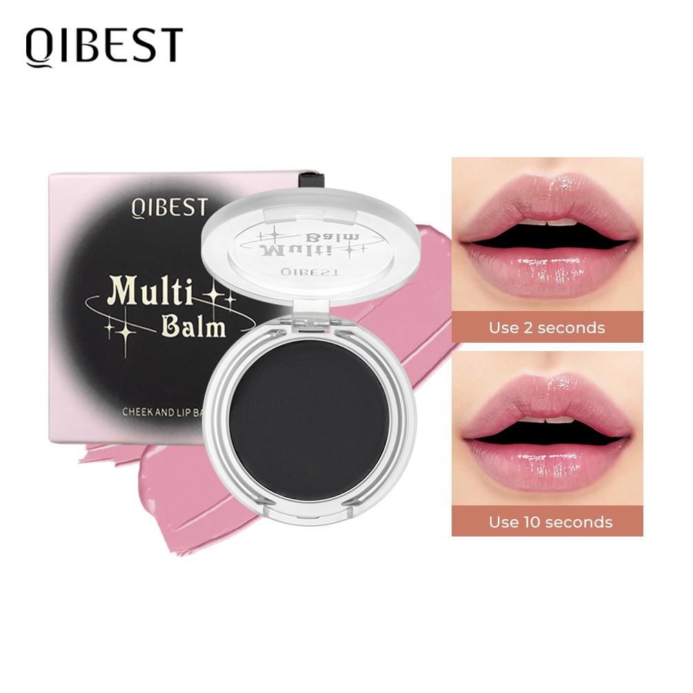 Black Crystal Blush Multi Balm Magic Temperature Change Blush Gel Blusher Cream for Lip Eye Makeup Pink Cheek Tint Rouge Palette