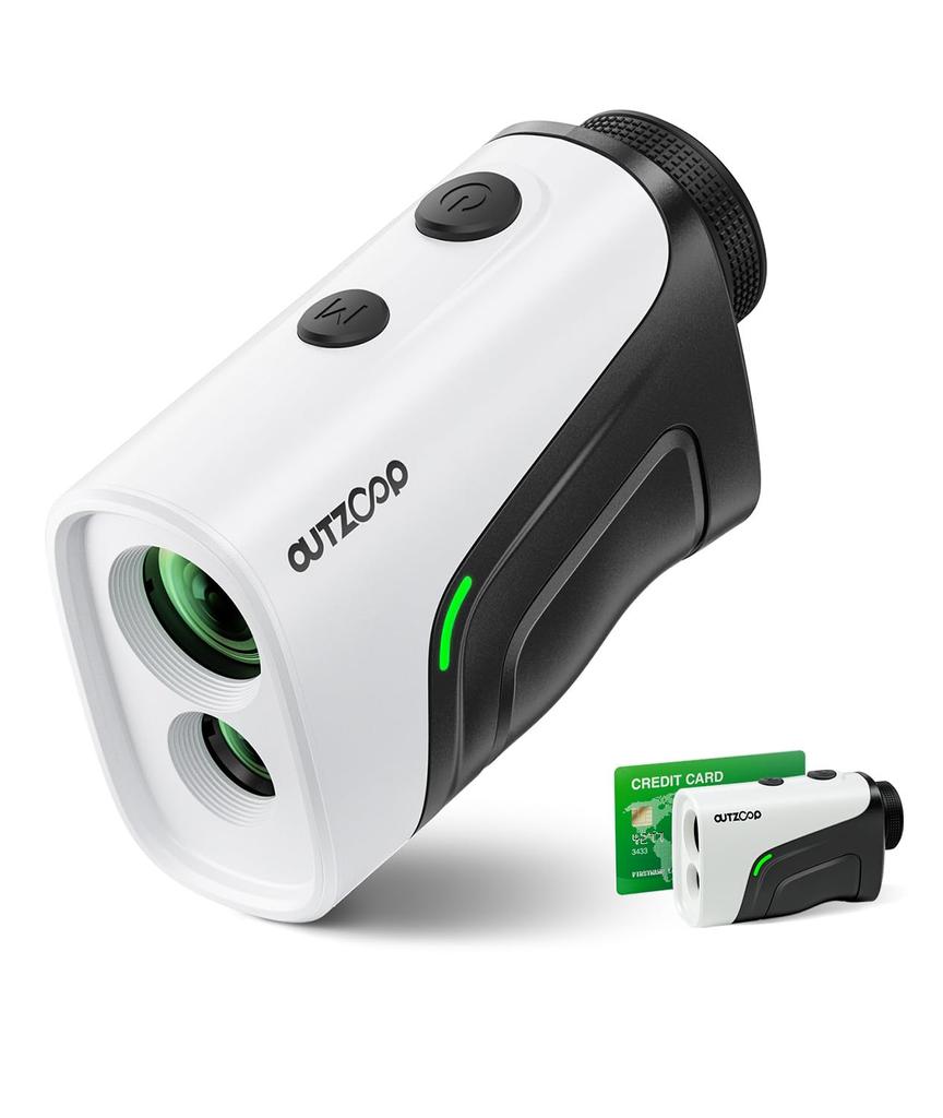 Лазерный дальномер для гольфа OUTZOOP B1000 с черным дисплеем, компактный, сверхлегкий, 128 г, самое быстрое измерение 0,04 с, 1000 м, совместимый