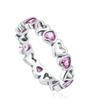 2025 New 925 Sterling Silver Star and Moon Heart Zircon Elephant Heart Ring Rings Fashion Fine Jewelry for Women Size 6 7 8 9