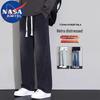 NASA MARVEL Men's Loose Wide-Leg Straight Fit Jeans