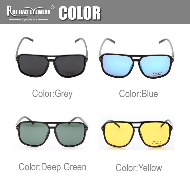 Поляризованные солнцезащитные очки мужские Tr90 с двойной перемычкой поляризованные солнцезащитные очки модные солнцезащитные очки для вождения желтые очки ночного видения A523