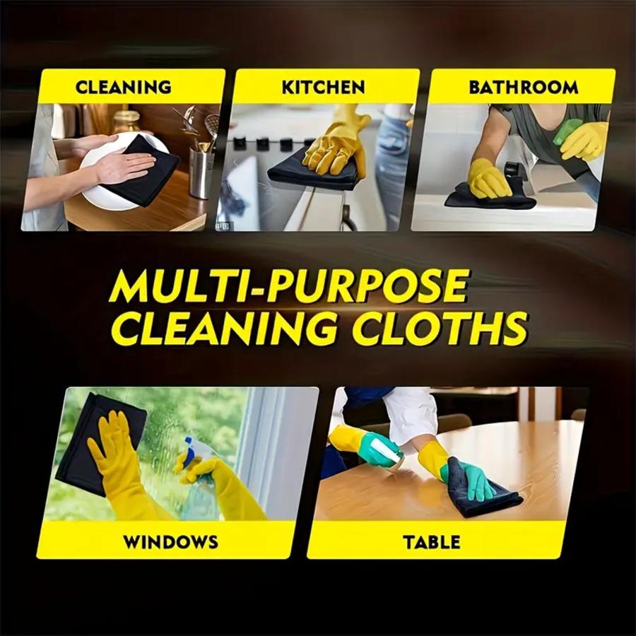 Premium Quality 3/5/10/20-Pack Cleaning Cloths - Soft Microfiber Towels For Kitchen, Car, & Desktop Cleaning - Stain Resistant
