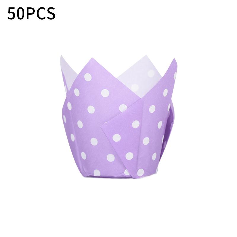 50/100pcs Multi-style Cupcake Liner Baking Cup For Wedding Party Caissettes Tulip Muffin Cupcake Paper Cup Oilproof Cake Wrapper