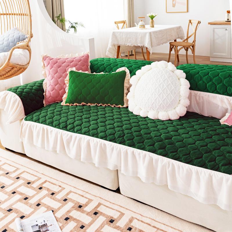 Плюшевая подушка для дивана, простой современный универсальный нескользящий чехол на четыре сезона, чехол для дивана, полотенце High Sense