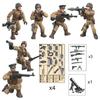World War 2 Ww2 Army Military Soldiers Swat Special Force Figures Model Building Blocks Bricks Children'S Toys Gift