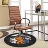 1pc Anime Cat Round Carpet  Cute Cartoon Design Chair Mat for Office, Home Decor, Living Room