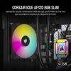 CORSAIR AF SLIM AF120 RGB 120ммx15мм Серия RGB вентиляторов, СЛИМ, [Черный] [1 шт.] CO-9050162-WW