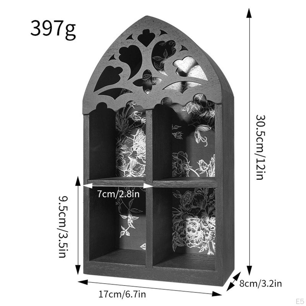 Display Regal Hanges Home Room Decor Figure From Ads Shelf Wood Rail for Essential Oils