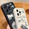 Мягкий чехол для телефона из ТПУ с рисунком в виде гор для iPhone 16, 15, Pro, 14, Plus, 13, 12, 11, Pro Max, Xs, Xr, 8, 7, однотонный, противоударный, защитный чехол для объектива