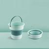 Collapsible Water Bucket Fishing Bucket Portable Carry Outdoor Wash Car Storage Bucket Home Large Capacity Thickened Hand-Carried Bucket