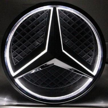 CRH1 Emblème lumineux LED 3D pour calandre avant, pour Mercedes Benz GLC GLE GLS-Class 2016-2019
