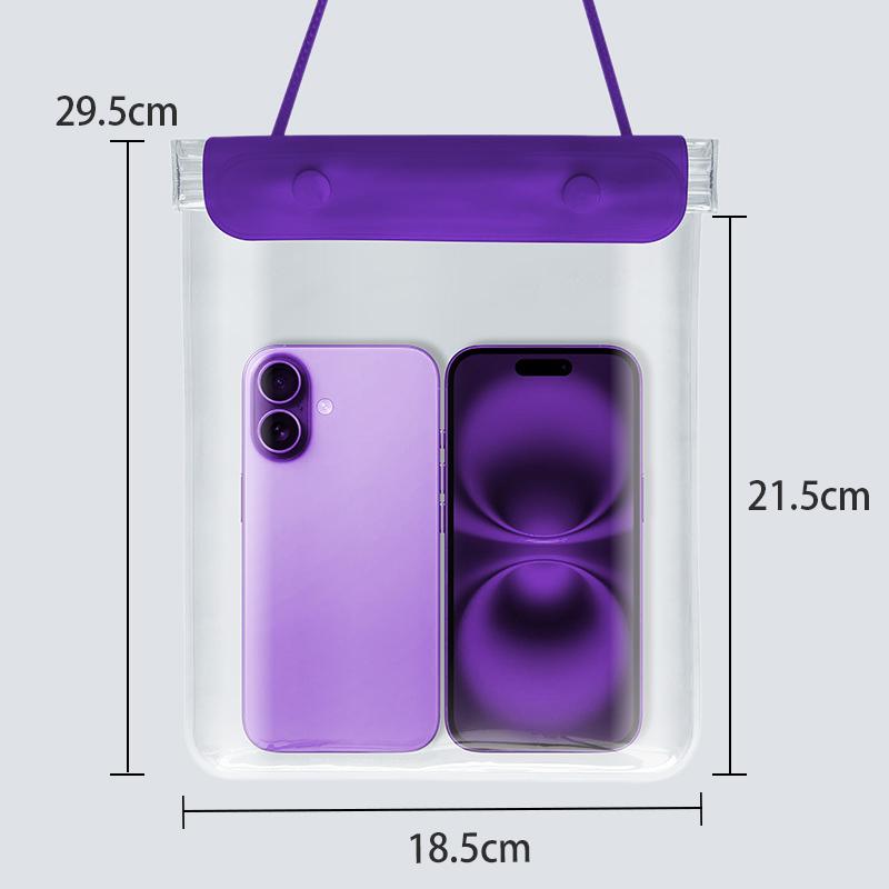 Прозрачный водонепроницаемый чехол для телефона с сенсорным экраном под крышкой мобильного телефона со шнурком для телефона, герметичная сумка для плавания и дайвинга