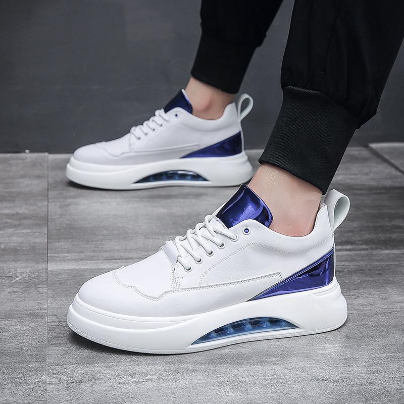 Новые мужские туфли с низким верхом, маленькие белые туфли с воздушной подушкой, мягкая подошва, повседневная модная обувь, персонализированное место для подбора
