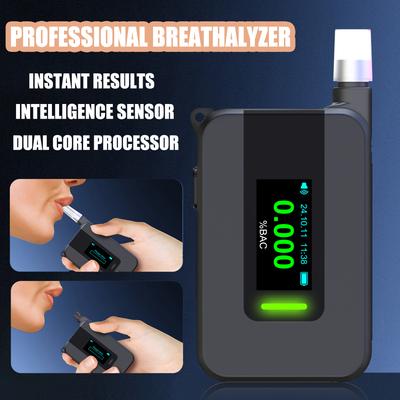 Алкотестеры Бесконтактный Портативный Цифровой Алкотестер ЖК-дисплей Легкий Портативный Инструмент для Тестирования Алкоголя Цифровой Экран