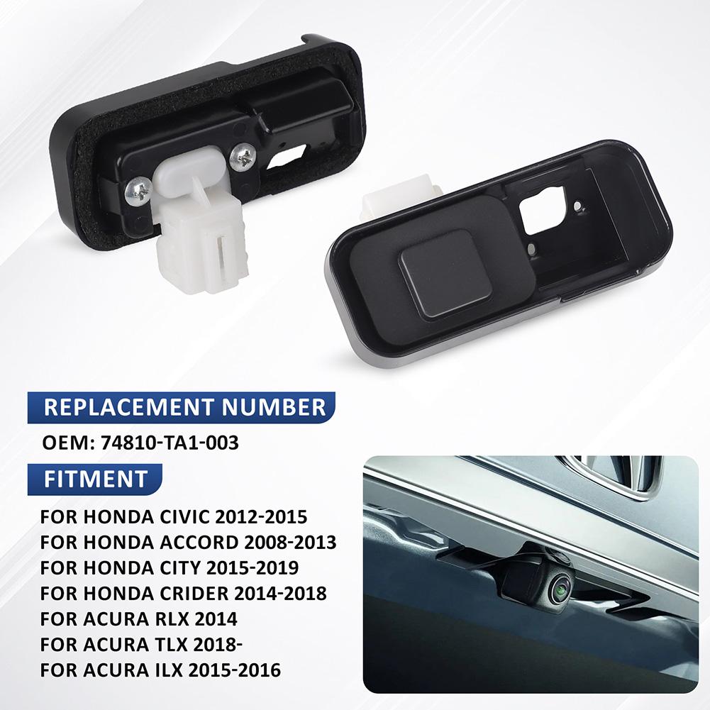 Rear Switch 74810-TA1-003 Trunk Access Camera Mount Space Direct Installation Long Duration Performance For Acura RLX