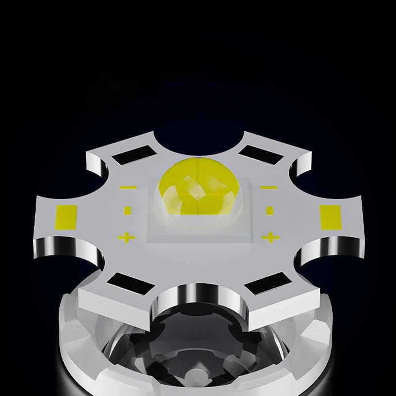 P50 Мощный фонарик, перезаряжаемый телескопический зум, мощный уличный водонепроницаемый светодиодный фонарик