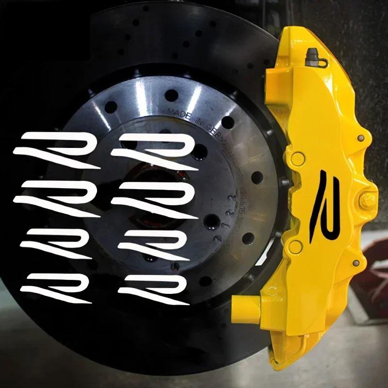 OPQ1 2026 Hot VOLKSWAGEN for Volkswagen VW 4Pcs Car Brake Caliper Vinyl Stickers Rline R Line Golf 3 5 7 Polo Passat GTI Bora Jetta V
