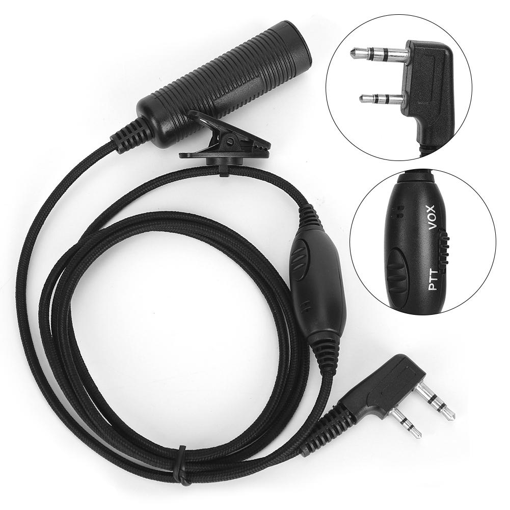 Адаптер военного кабеля с разъемом PTT K для Baofeng, для Kenwood, для двухсторонней радиостанции HYT