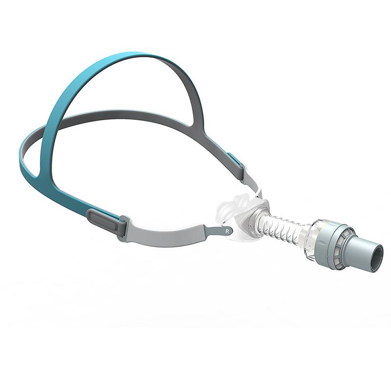 BMC P2H Nasal Pillow CPAP Mask Silicone SML Size All In Sleep Mask For Snoring And Apnea Treatment With Belt