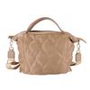 Lizdays Nylon Tote Shoulder Crossbody for Commuting Bag, Lightweight, Quilted, Bag, Bag, 2-Way, (Beige)