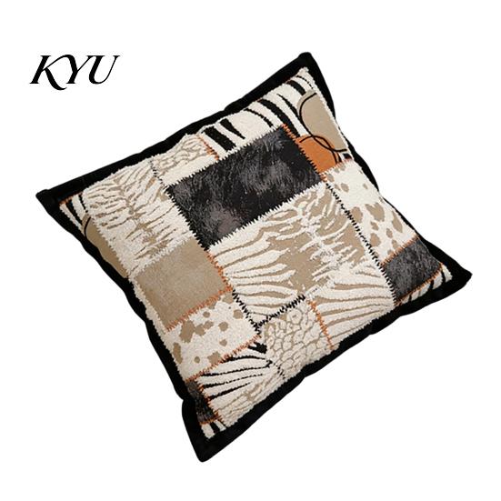 Modern Home Decor Cushion Covers Embroidered Cover, Geometric Throw Pillow Artistic Soft Cases for Sofa Case Bedroom Living Room, 18 x Inches Bed
