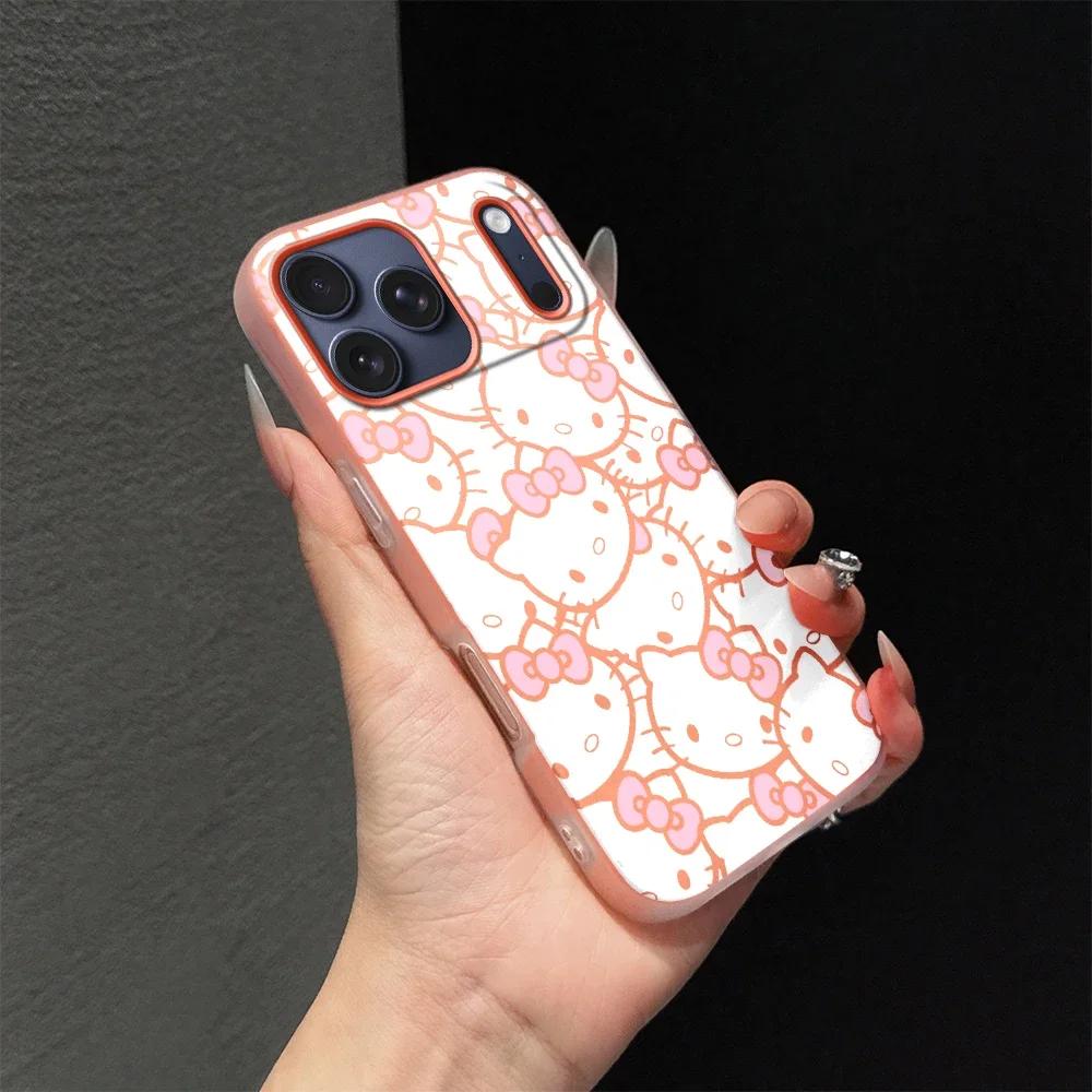 2 IN 1 Hello Kitty Case For Motorola Moto Edge 50 FUSION NEO 60 Pro G84 G64 G54 G73 G24 E13 G14 G23 5G Phone Cover Lovely Candy