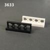 Small Particle Building Block Accessories 3633 Bulk Parts Compatible Building Block 1X4X1 Fence Parts Fence Railing