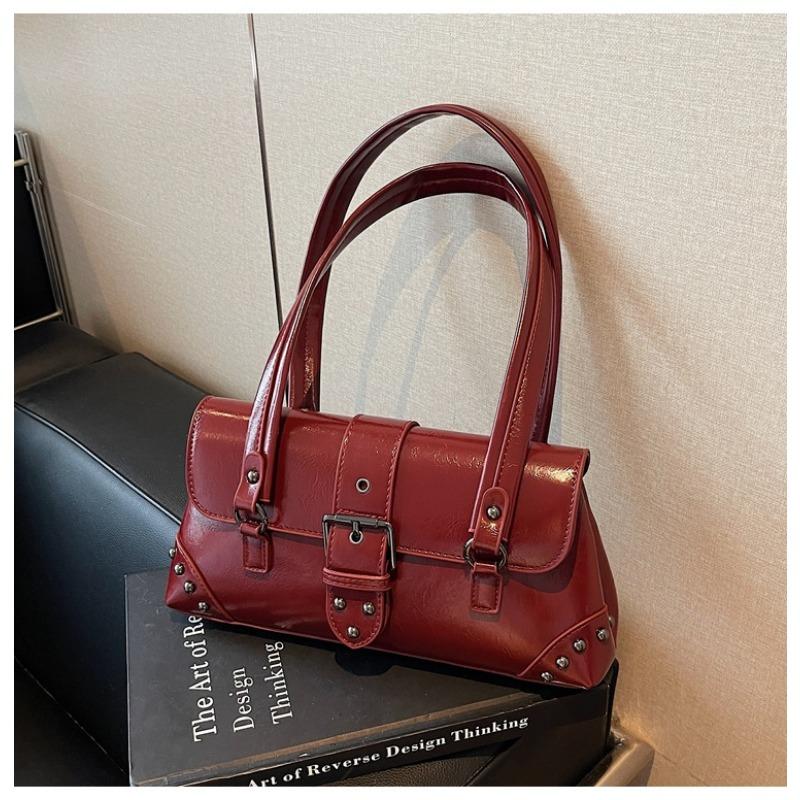 Вместительная ретро-сумка женская осенне-зимняя универсальная новая нишевая на плечо подмышку рабочая сумка для поездок