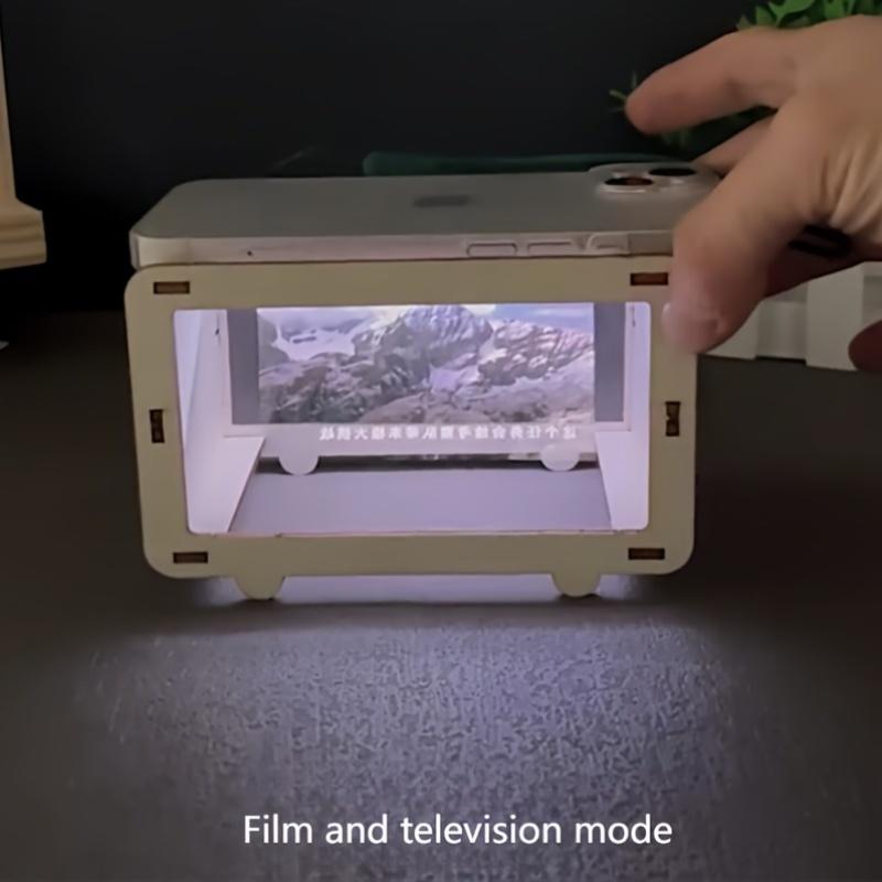 3D-голографический проектор для смартфона, мини-домашний кинотеатр своими руками, практичный научный эксперимент для студентов