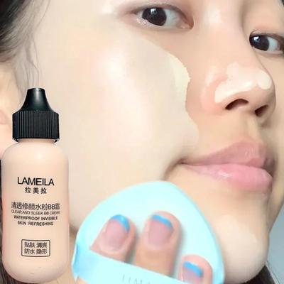 Водостойкий жидкий тональный крем Полное покрытие Профессиональная стойкая основа для лица Косметика Волшебный BB-крем Осветляющий макияж Консилер