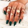 Парные кольца для женщин Anillos Mujer Gold Ring Set Bagues Anillo Bohemian Jewellery Slytherin Accessories Couple Gift Sygnety