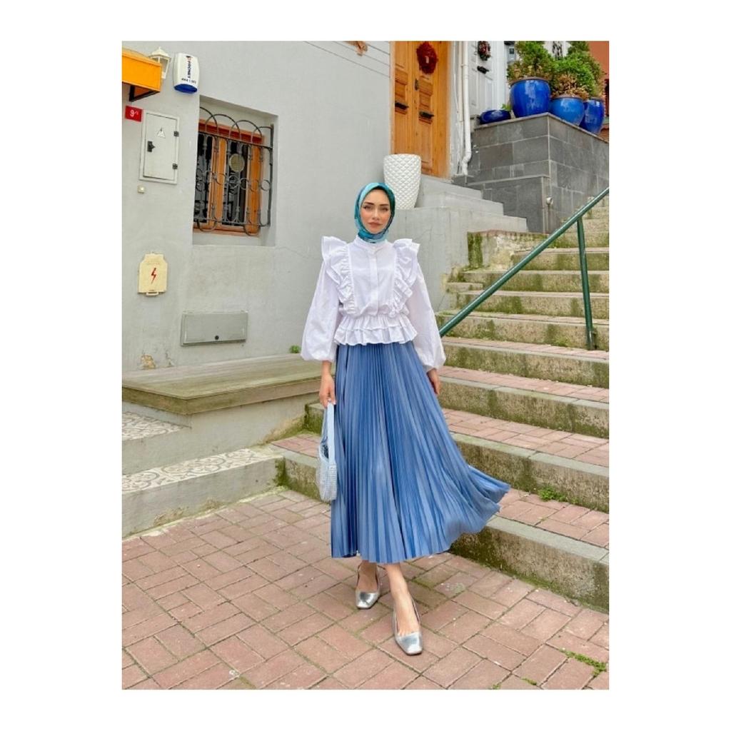 Плиссированная юбка в хиджабе