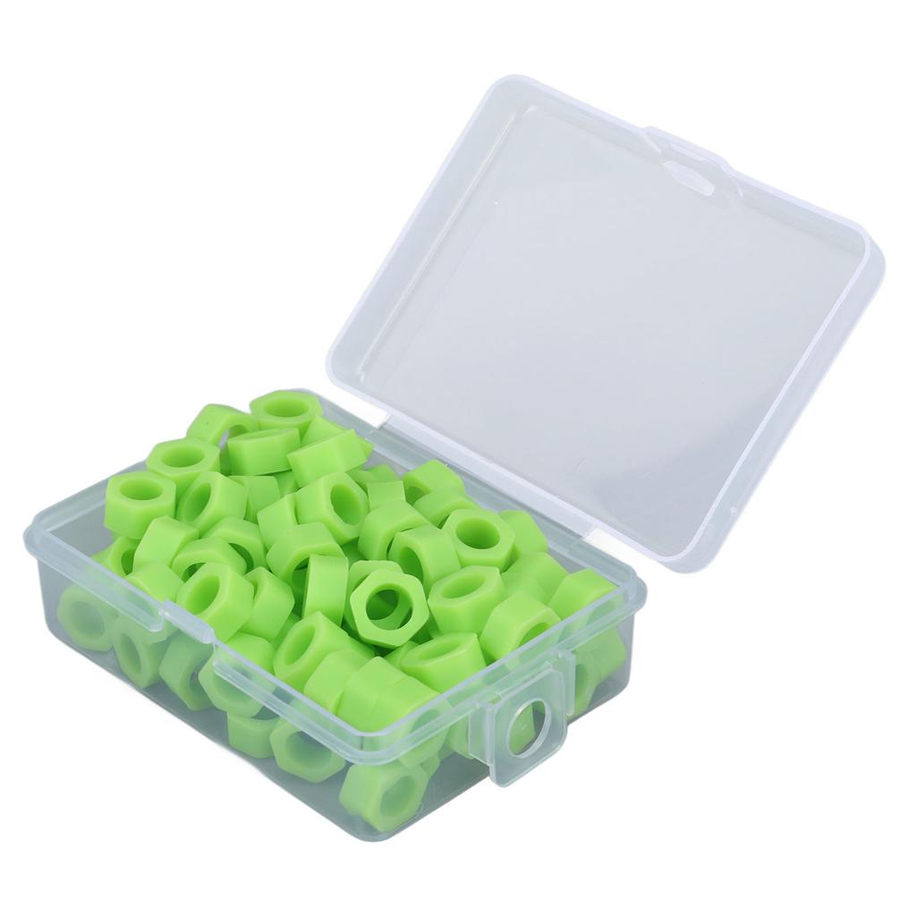 100pcs Dental Rings Silicone Color Instrument Rings for Instruments Identification