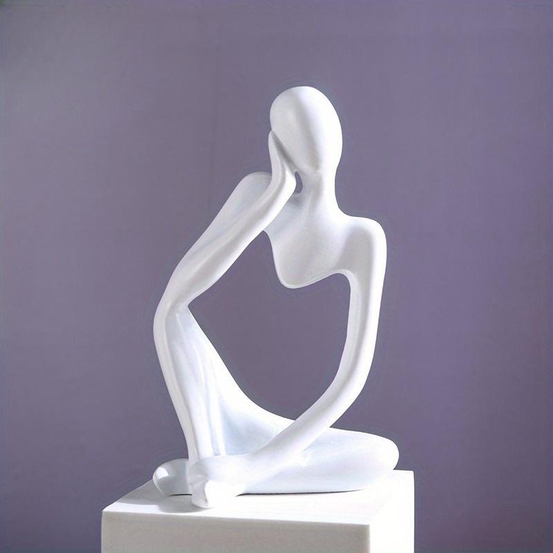 1pc, Character Art Ornaments, Creative and Abstract Resin Decorations, Suitable for Living Room TVs and Model Room Tabletops.