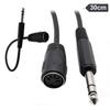Кабель Rosebe MIDI DIN к гнезду для MIDI XLR микрофона Rosebe DIN к двойному штекеру для микрофона 30 см 5-контактный 5-контактный для клавиатур, Кабель, 6,35 мм Кабель,