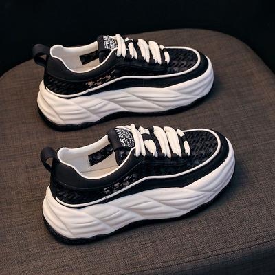 Модная повседневная женская обувь, тренд 2024 года, на платформе, зеркальная, роскошная, массивная, дизайнерская, модная женская обувь, выгодное предложение с шикарным элегантным белым цветом