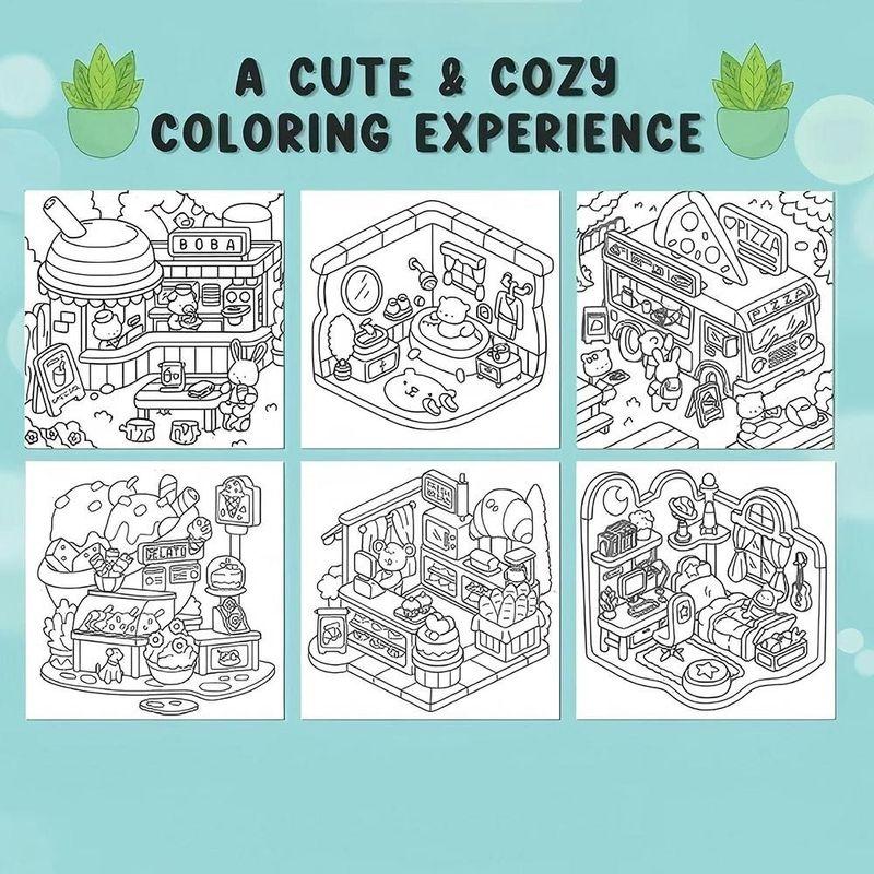 Adult Coloring Book Cat Crimes Cute Cozy Activities Relaxation Art Therapy Mindfulness Practice Coloring Books