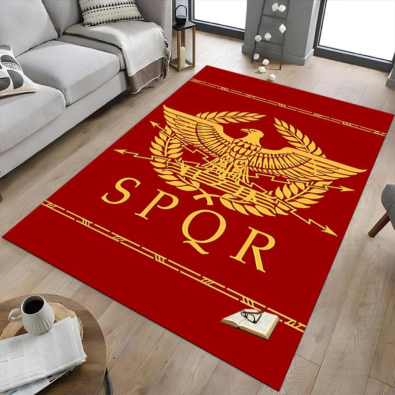 1 шт. Ковер с орлом SPQR, Коврик для офиса, Коврик для улицы, Декор для дома, Ковер-зона, Фестиваль