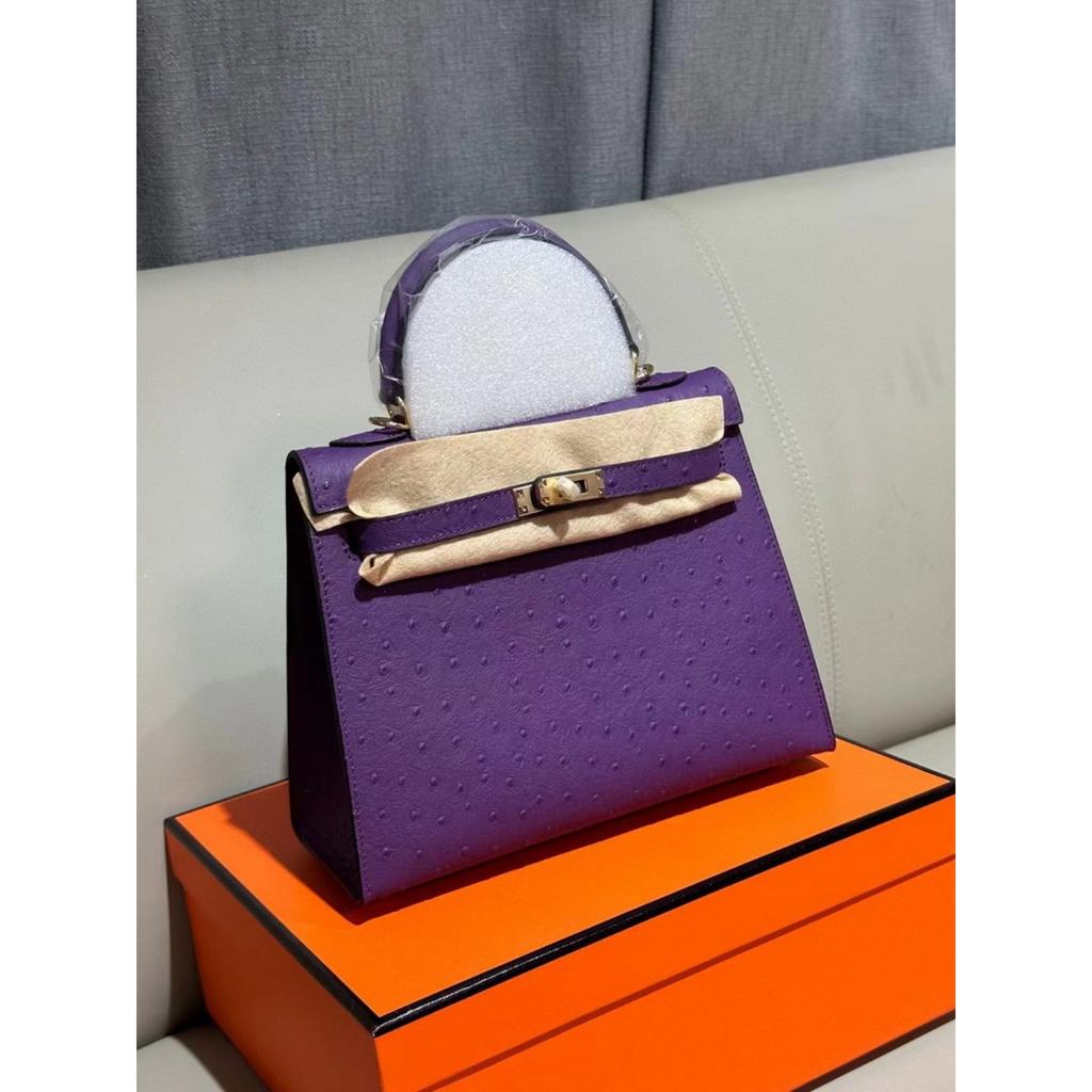 2026 Новая женская кожаная сумка первый слой рисунок страуса коровья кожа первое и второе поколение портативная на одно плечо через плечо женская сумка