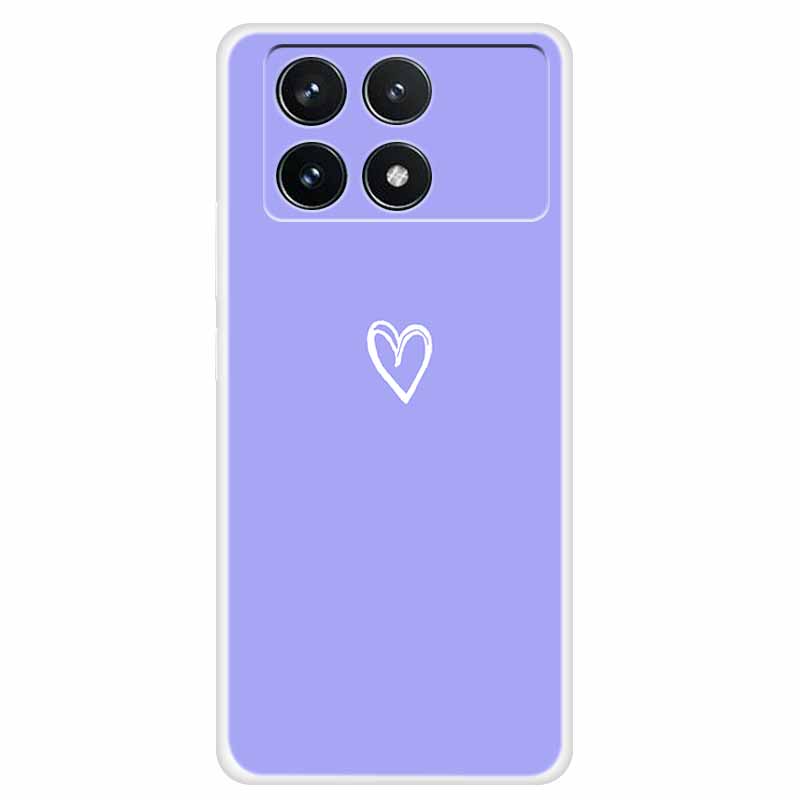 Clear Cover For Xiaomi Poco F6 Pro Case 2024 Paint Soft Silicone TPU Back Cases For Xiaomi Poco F6 Pro 5G Phone Cover Capa Coque