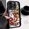 N113 Merry Christmas Desig Art Soft Angel Eyes Phone Cases for Samsung S23 S24 Ultra S21 A54 A34 A13 A14 A06 A24 Realme 12 Vivo OPPO Shockproof Cover