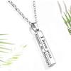 Always And Forever Necklace For Couples Stainless Steel I Love You Engraved Matching Relationship Couples Necklaces For Boyfriend And Girlfriend Him A