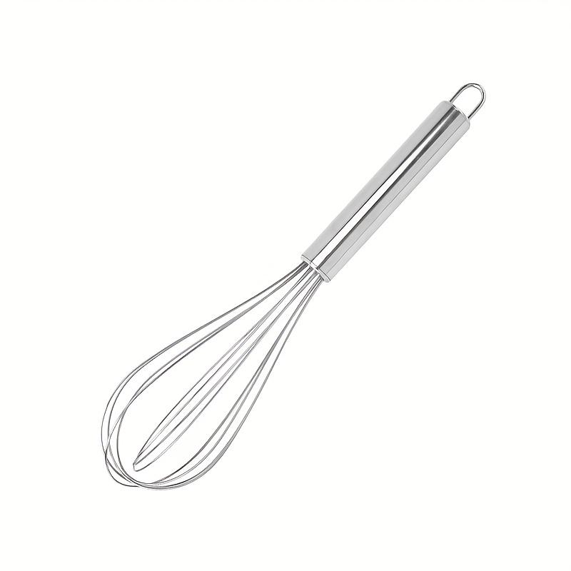 3pcs Stainless steel hand whisk, modern and simple baking tool, egg and cream mixer, suitable for baking, cake decoration, and commercial kitchens