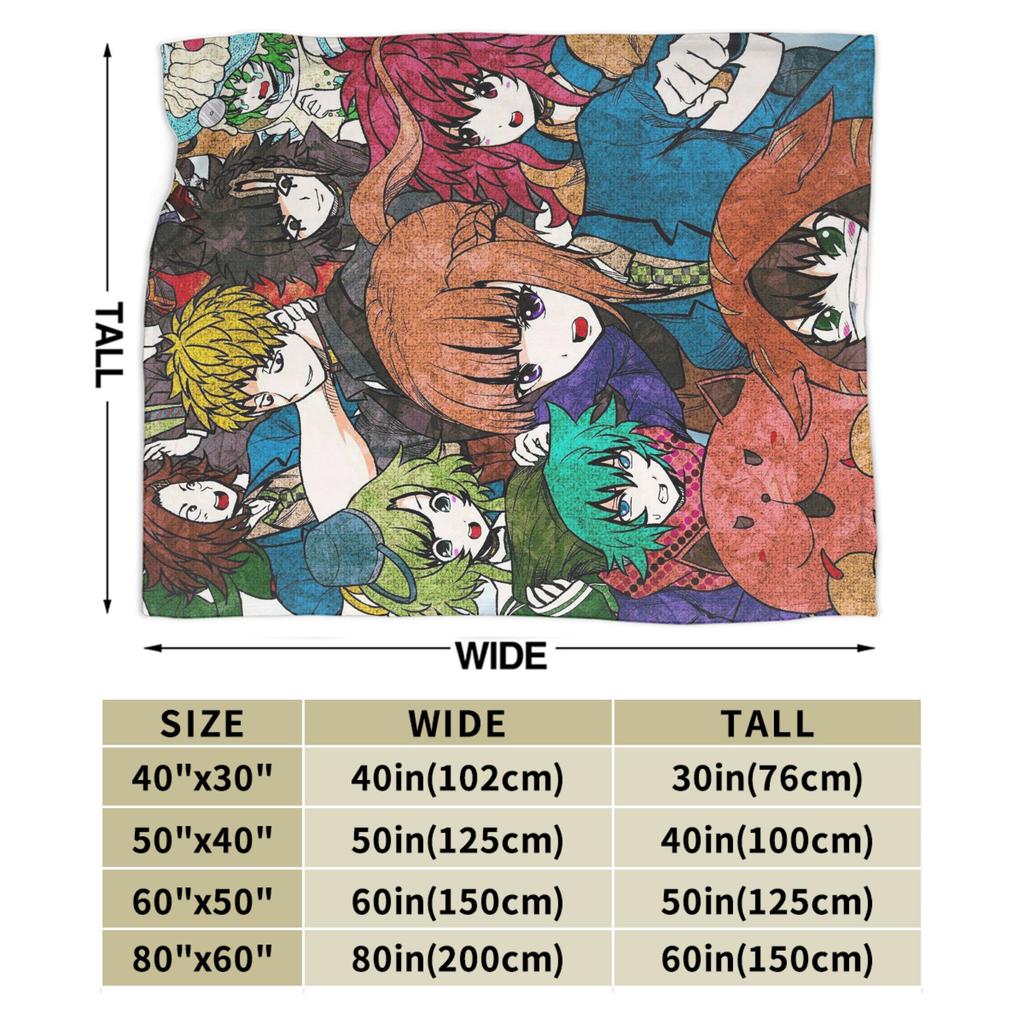 YTTD Аниме Шин Соу Идк Сара Одеяла Твоя очередь умирать Игра Пушистое Смешное Дышащее Плед для Дома Зима