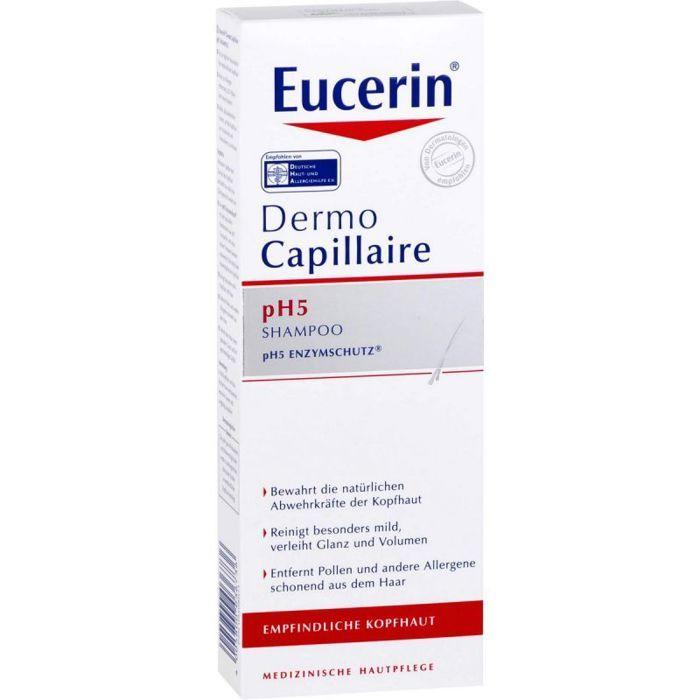 Шампунь - EUCERIN - Dermo Capillaire pH5 - Деликатный для чувствительной кожи головы
