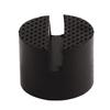 Slotted Frame Rail Floor Jack Adapter Lift Rubber Pad Stand Holder 5cm 1.96inch Diameter